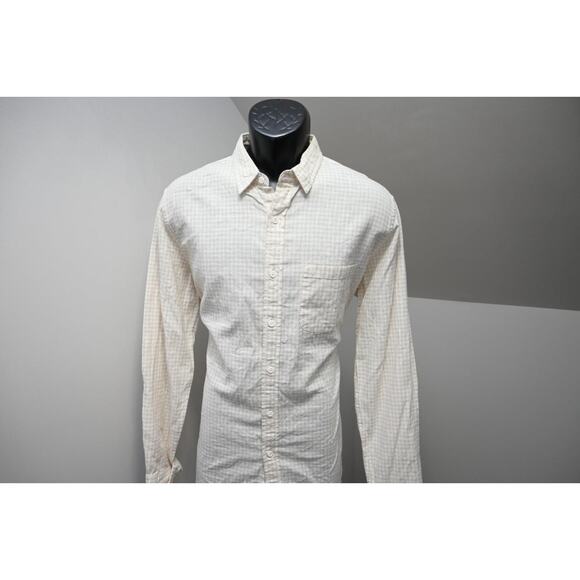 J Crew Dress Shirt Long Sleeve Casual Plaid Mens Sz Medium - Picture 1 of 8